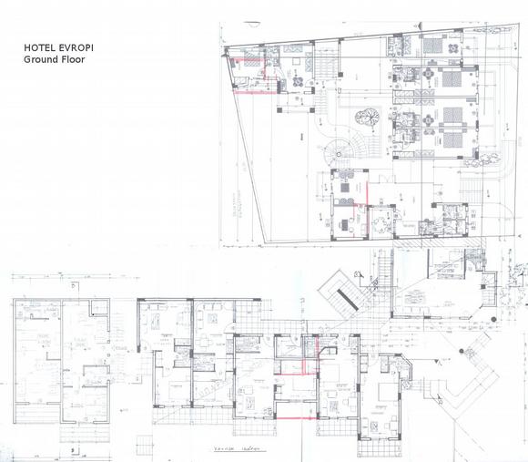 Evropi Plan - Ground FloorSoon to be used in a presentation of the  apartments of the hotel