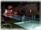 Pool at night
