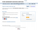 booking system : paypal welcome