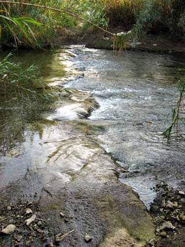 Platanias' river.  