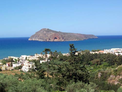 Platanias and Thodorou island.  